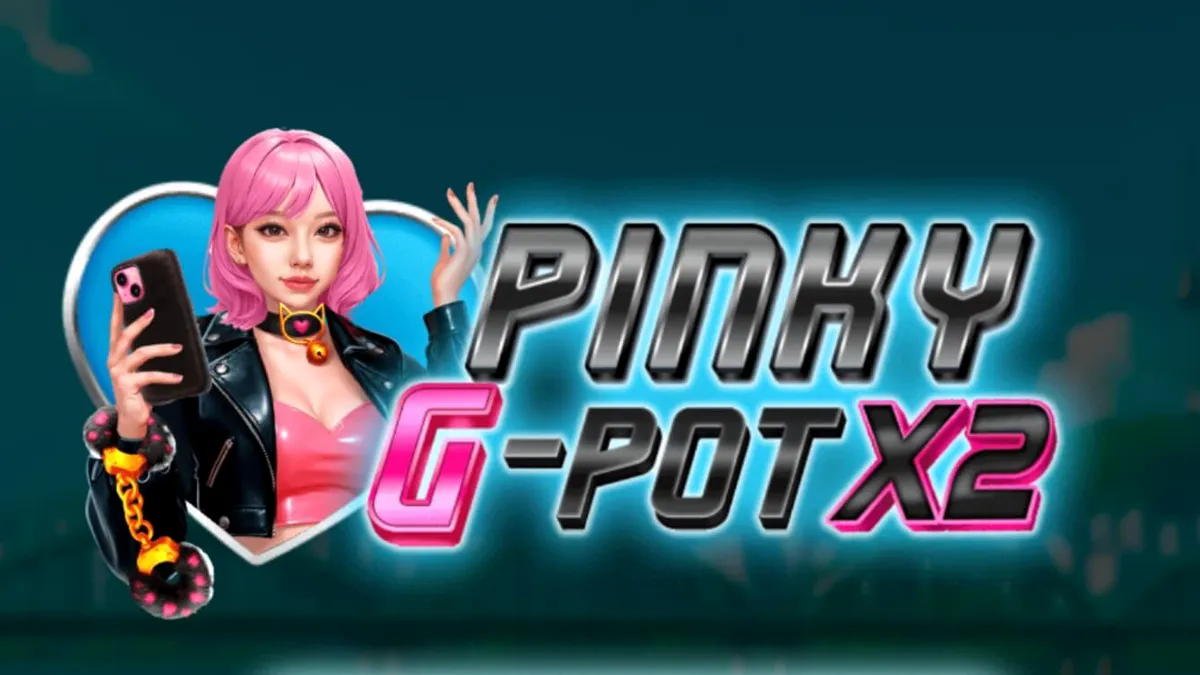 Interface vibrante e neon do slot Pinky G-Pot X2 com elementos de cultura urbana de Seul